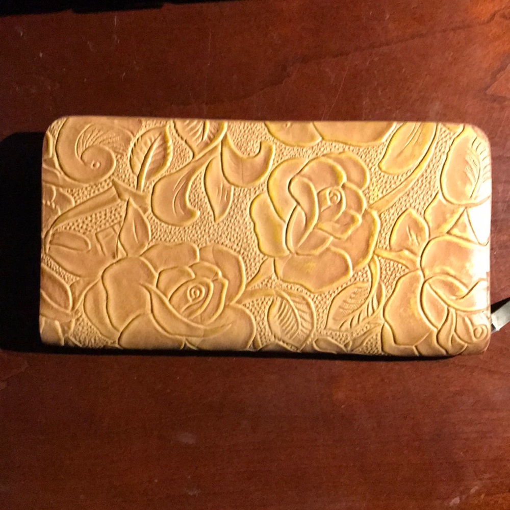 Tan/golden brown wallet